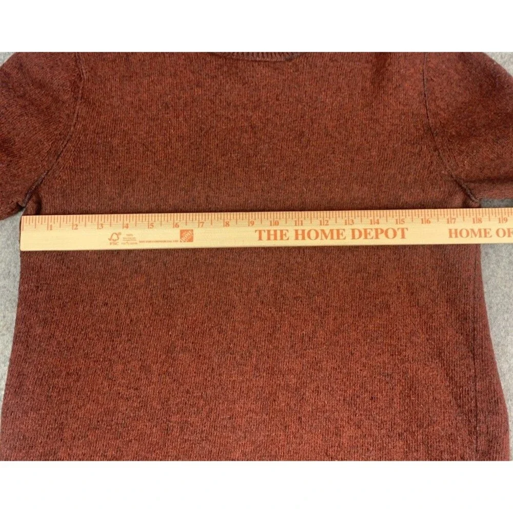 Banana Republic Filpucci Wool Blend Pullover Sweater Burnt Orange, Men’s Medium